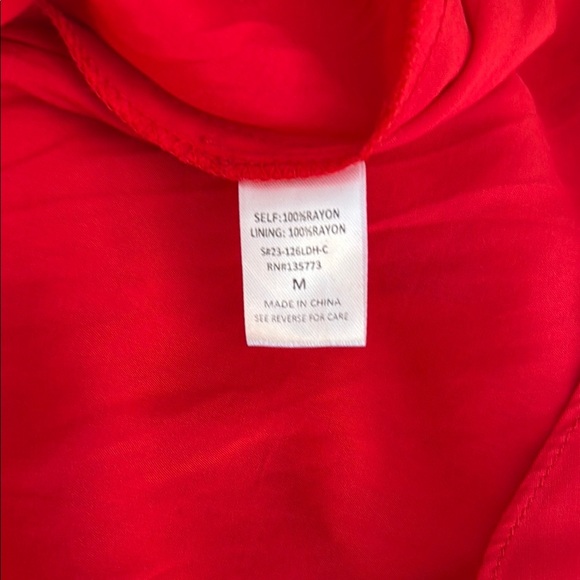 Vici Red and White Off-the-Shoulder Mini Sundress - Picture 12 of 14